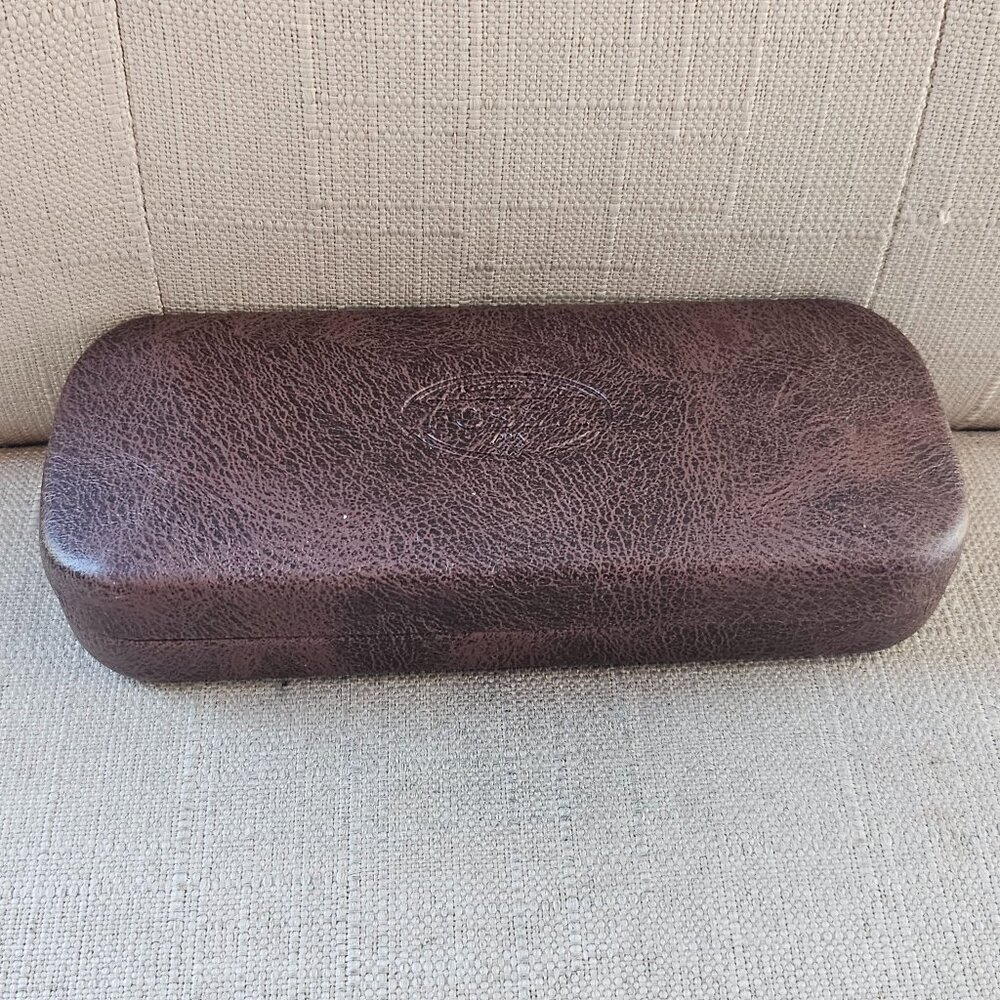 Fossil Eyeglasses Frame Brown Hard Case for Glasses Case only